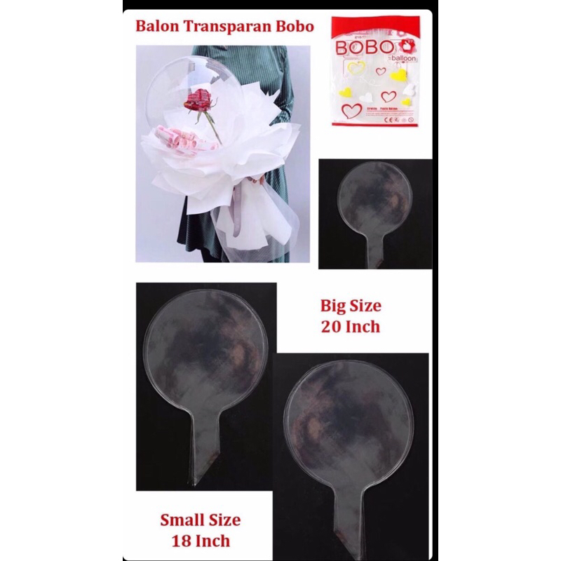 balon bobo pvc/balon transparant/balon bening/balon bobo