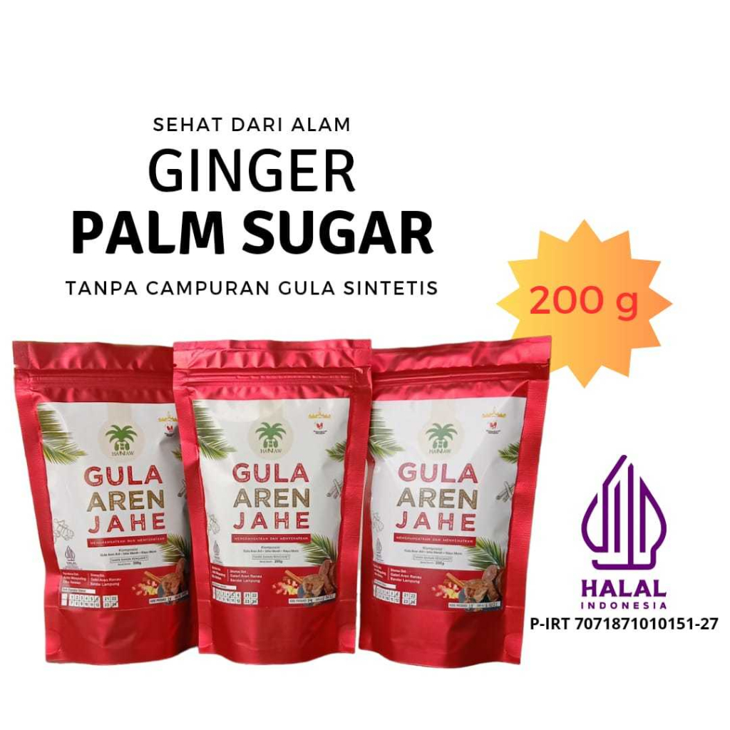 

Gula Aren Jahe - Palm Sugar - Ginger Palm Sugar - Gula Jahe - Jahe Merah Gula Aren