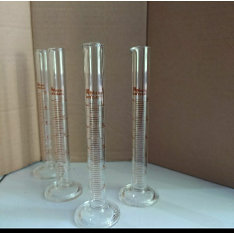 Gelas Ukur Kaca 10ML. Measuring Cylinder 10 ML. Gelas Ukur 10ml.