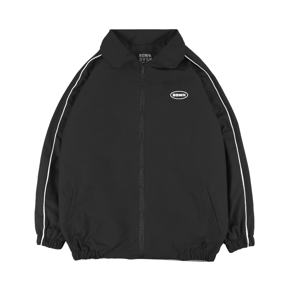 Rown Division Official Tracksuit Jacket - Rowndvsn Jaket Shaggy Black