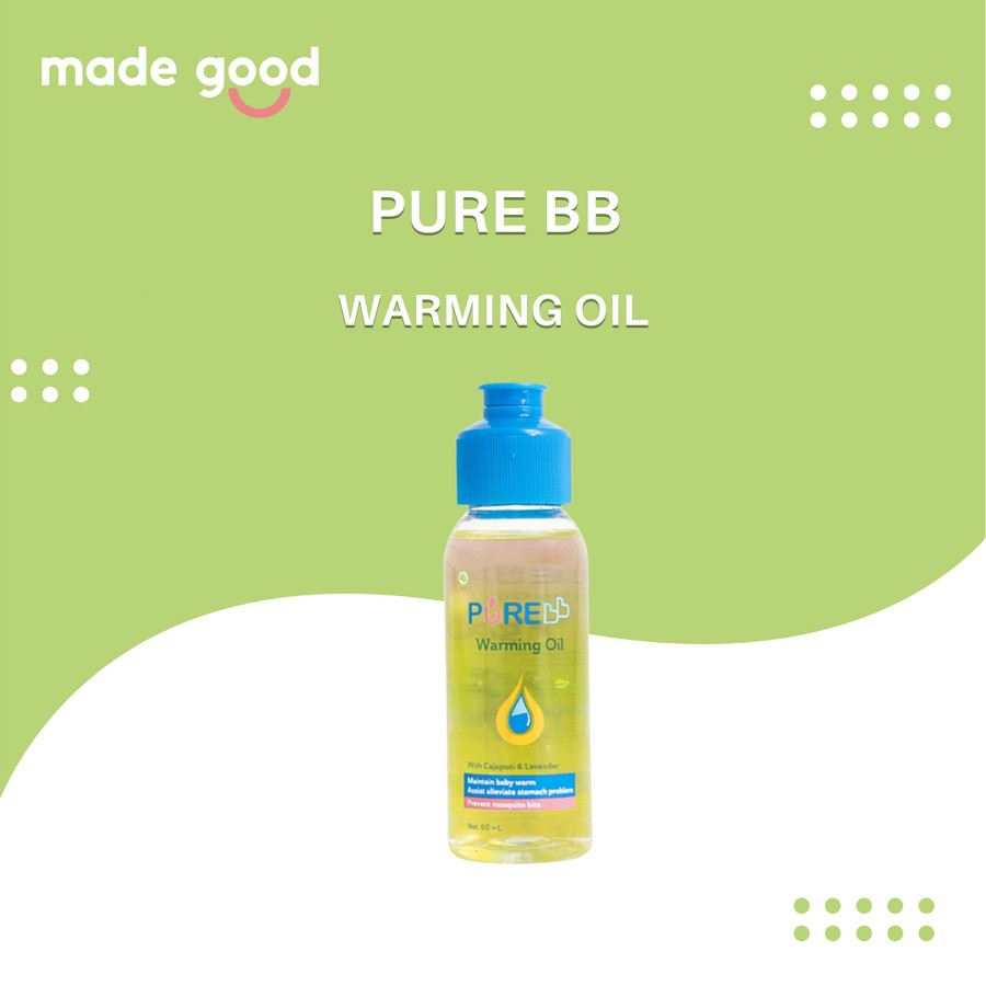 PureBB Baby Kids Warming Oil 60ml Minyak Telon Penghangat Bayi Anak