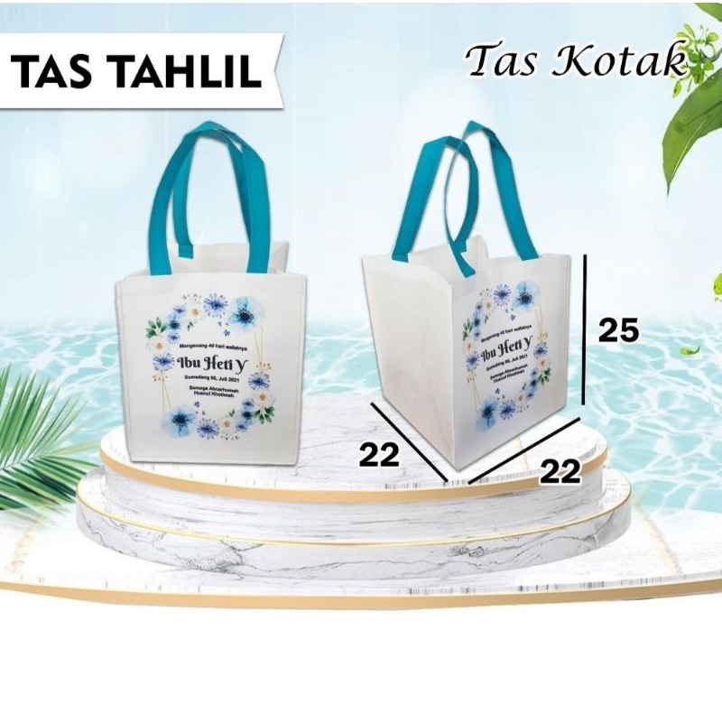 

Tas Souvenir Tahlilan/Tas Berkat/Tas Hajatan/Tas Box Nasi 22x22 cm