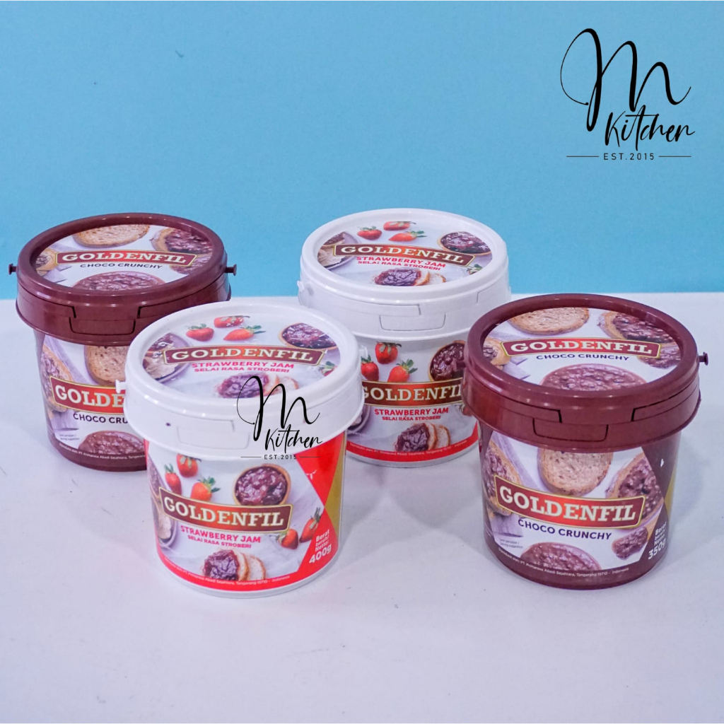 

GOLDENFIL Selai / Choco Crunchy / Strawberry Jam / Selai Goldenfil