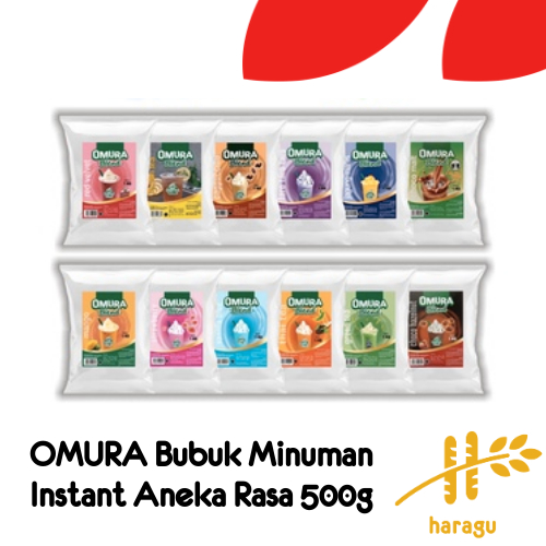 

OMURA Blend Bubuk Minuman Instant Aneka Rasa Mix Omura Powder 500 GR