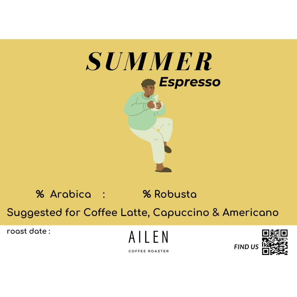 

Kopi Espresso Houseblend 30% Arabika 70% Robusta