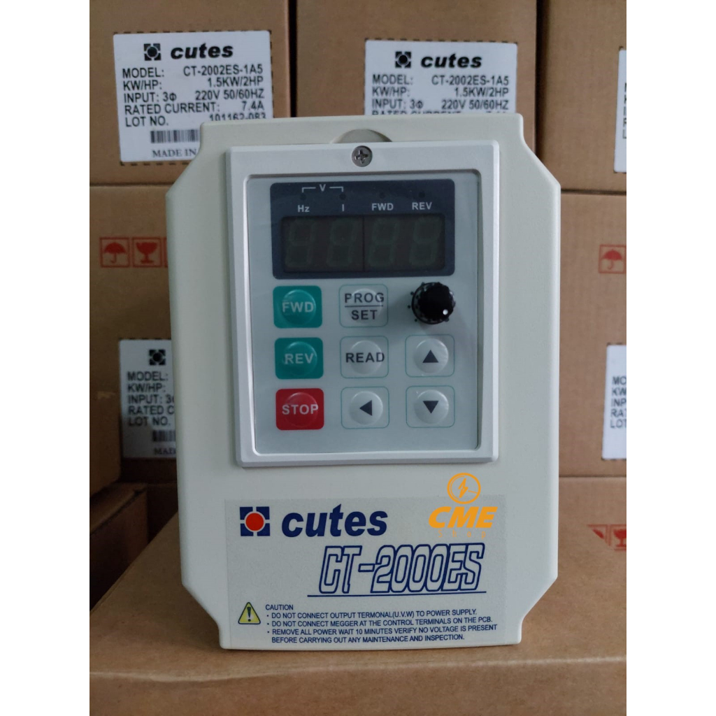 Inverter CUTES Type CT-2002ES-1A5 2 HP NEW ORIGINAL