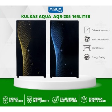 Kulkas AQUA 1 PINTU AQUA AQR 205 MSG/SB