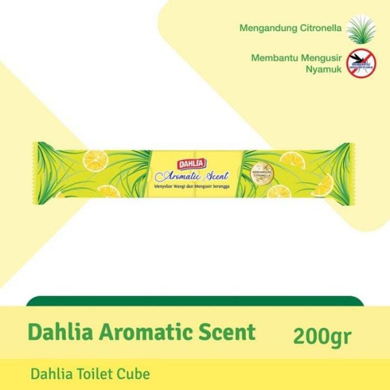 *CH2S* KAMPER DAHLIA AROMATIC SCENT CITRONELLA - SEREH DAN LAVENDER 200GR - 6TUBS