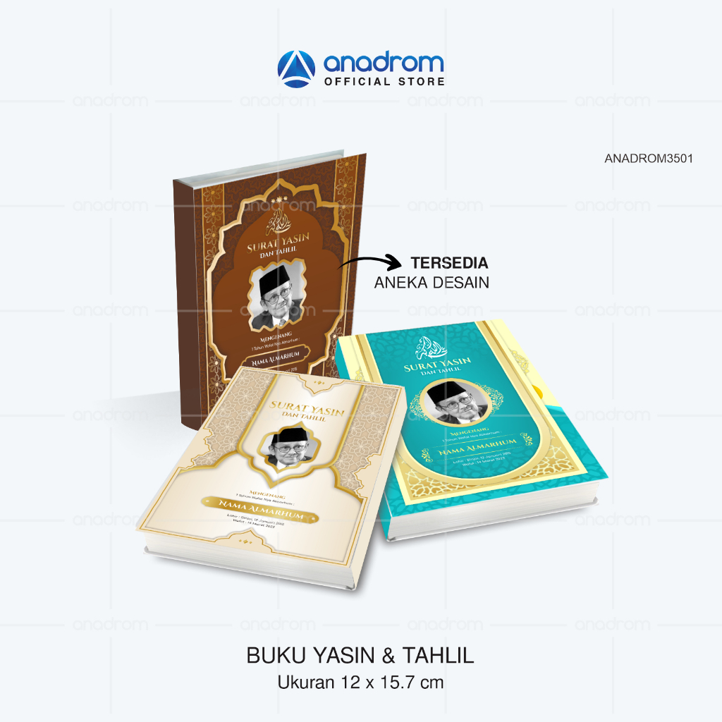 

Buku Yasin & Tahlil Soft Cover | Buku Yasin Custom | Isi 192 Halaman | Anadrom 3501