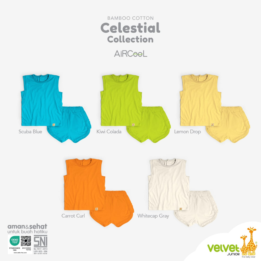 VELVET JUNIOR Celestial Bamboo Cotton Kutung Sport