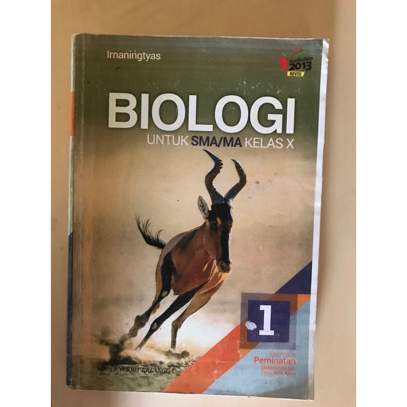 

PRELOVED BEKAS BUKU BIOLOGI PEMINATAN KELAS 1 X SMA PENERBIT ERLANGGA IRNANINGTYAS