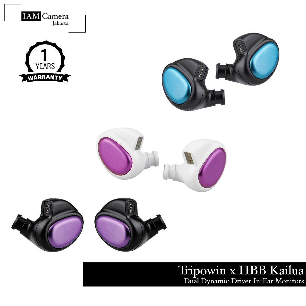 TRIPOWIN x HBB KAILUA Dual Dynamic Driver In-Ear Monitors TRIPOWIN x HBB KAILUA
