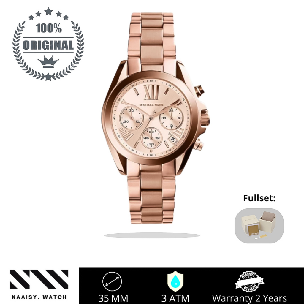 Jam Michael Kors Wanita  Mk5799 35mm Original Fullset Garansi 2 Tahun