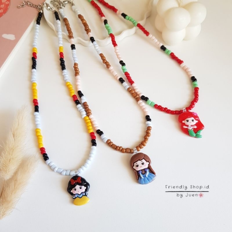 KALUNG ANAK PRINCESS - KALUNG ANAK PEREMPUAN - KALUNG MANIK MANIK - NECKLACE ANAK - NECKLACE PRINCES