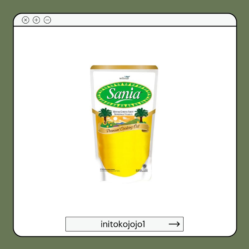 

(KHUSUS MINYAK!!!) MINYAK SANIA 1L