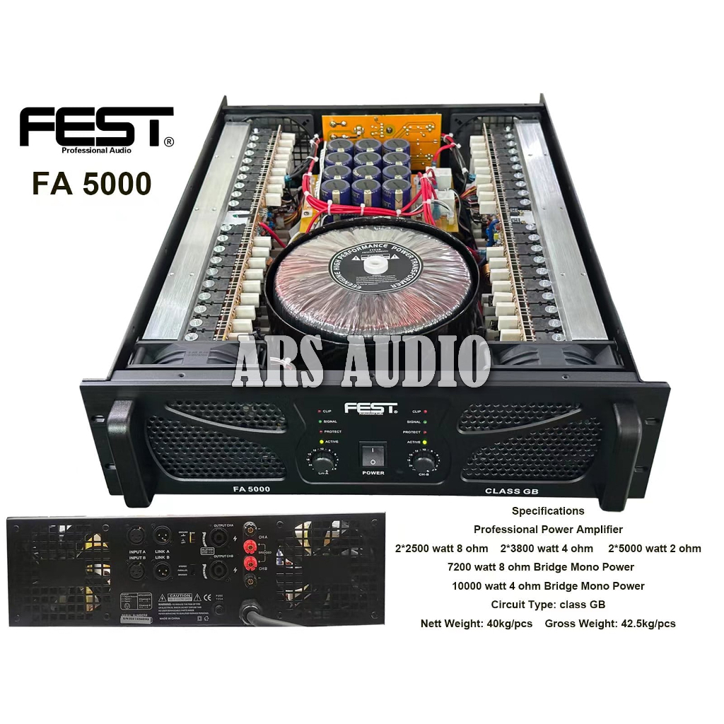 MURAH Power Class GB Badak FEST FA-5000 Bisa Main di 2OHM