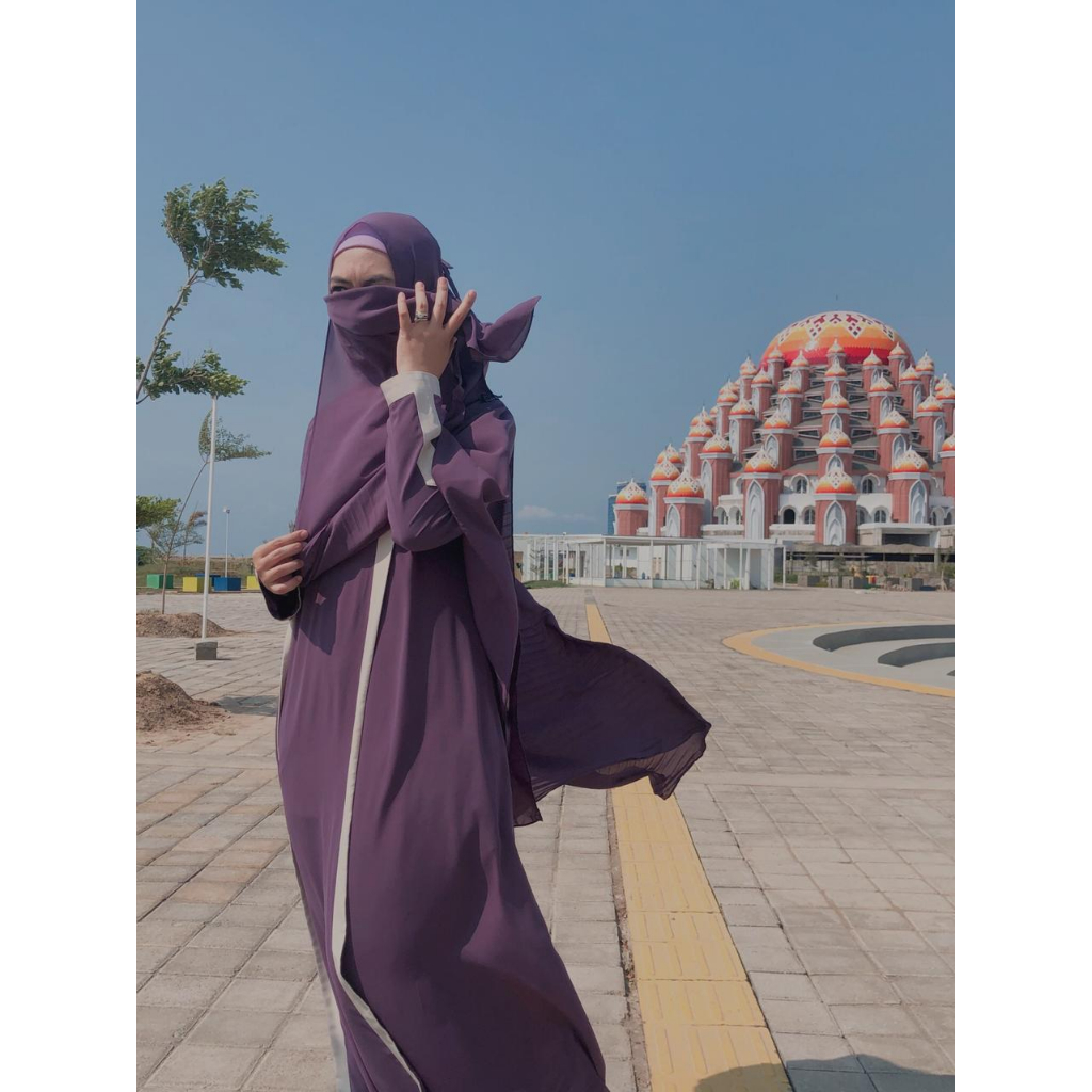 Gamis List Elegan Belt Busui Friendly Tyana Dress by IM Syar'i-6