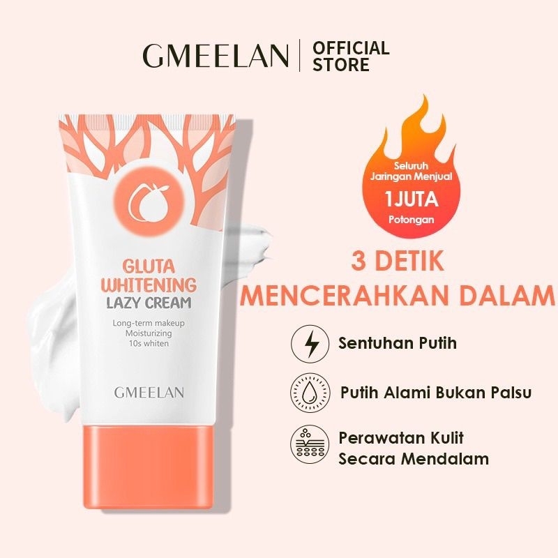 GMEELAN Eksfoliasi / GMEELAN Lazy cream Day Cream Krim Pemutih