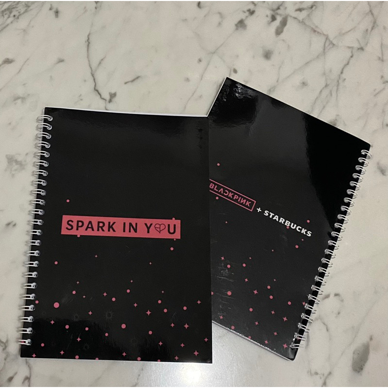 

[SB] Blackpink x Starbucks Unofficial Merchandise - Notebook Blackpink x Starbucks Spark In You