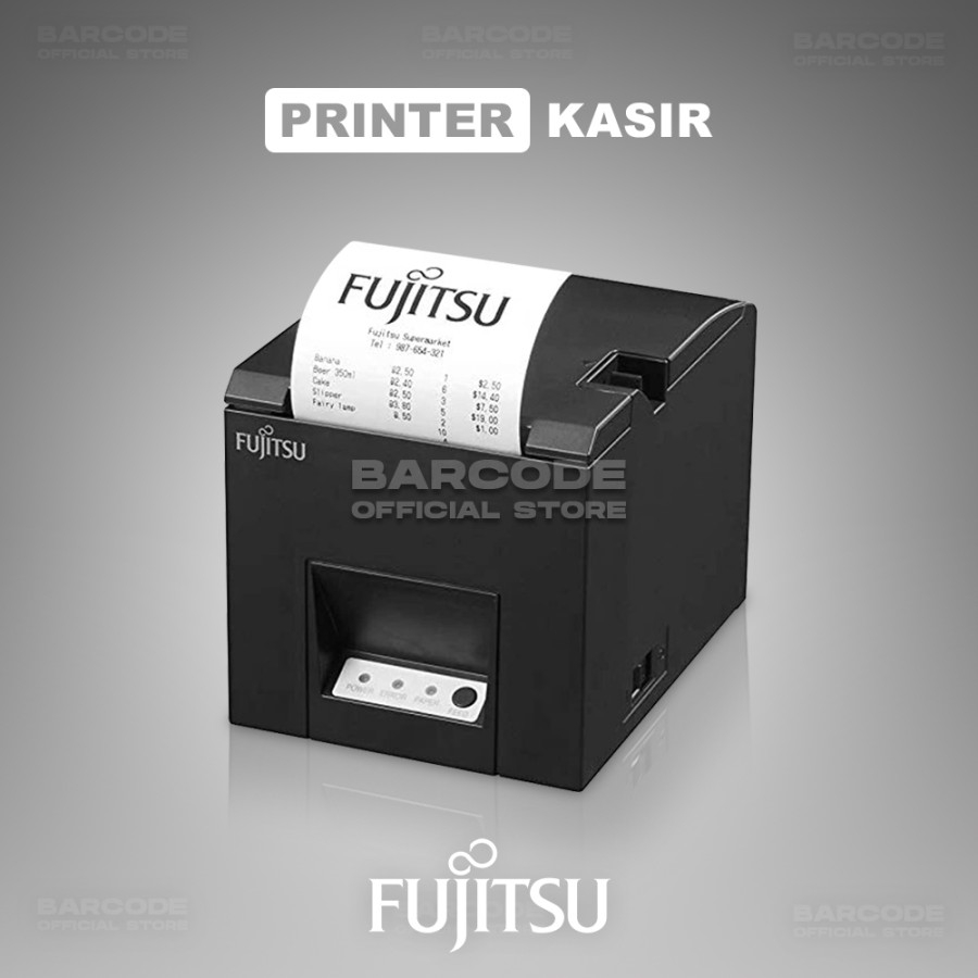 Fujitsu FP-2000 Direct Thermal Printer 50 58 80mm USB RJ11 203 DPI Auto Cutter