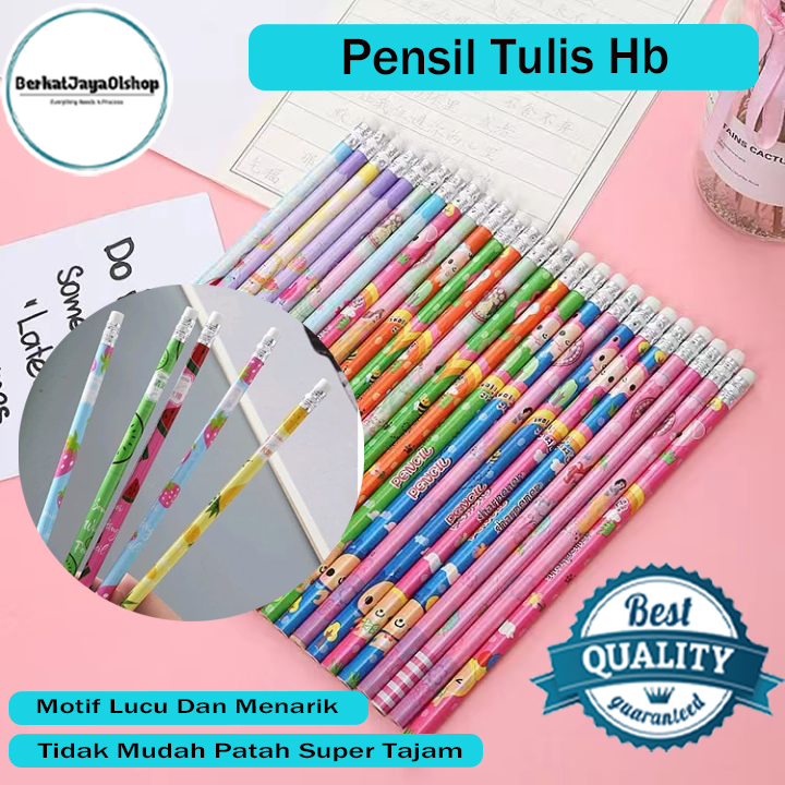 

Pensil Tulis HB Warna Warni Karakter Poltot Pensil Balpen Murah