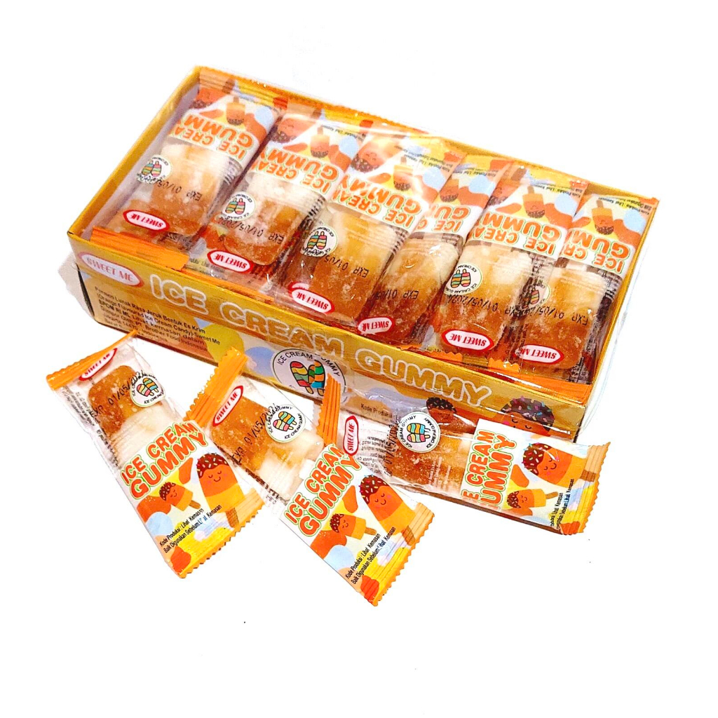 

PERMEN ICE CREAM GUMMY ISI 30 X 15GR