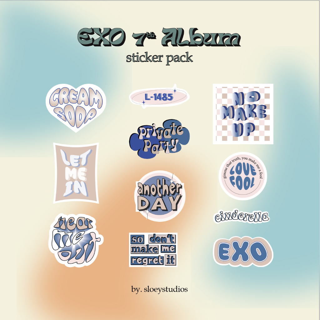 

EXO Stiker Set (Special 7th Album)