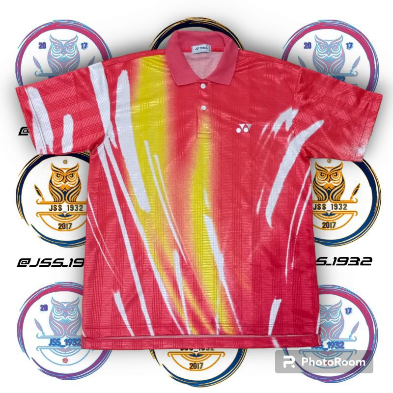 Jersey / Poloshirt Badminton YONEX DAI CHIBA VINTAGE Kit ORIGINAL Murah Retro Rare Olahraga Bulutang