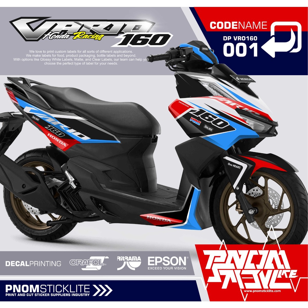 decal vario new 160 2022 stiker striping vario 160 sticker fullbody honda vario 160 stiker decal hon