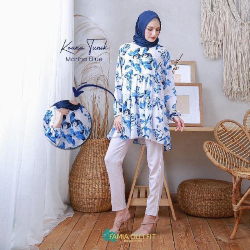 KEANA TUNIK DRESS Original by Famia by deasy nirwani