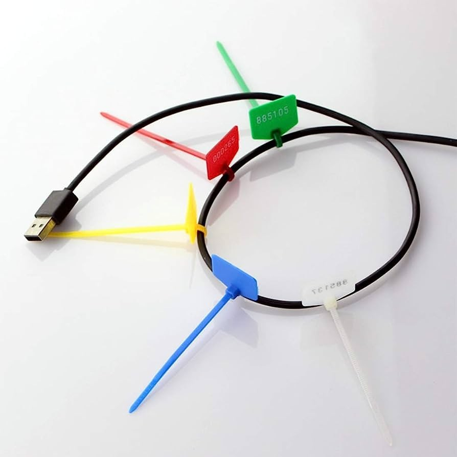 

Kabel Tis Label Marker Cable Ties Name Tag Label Tali Pengikat Label VA617
