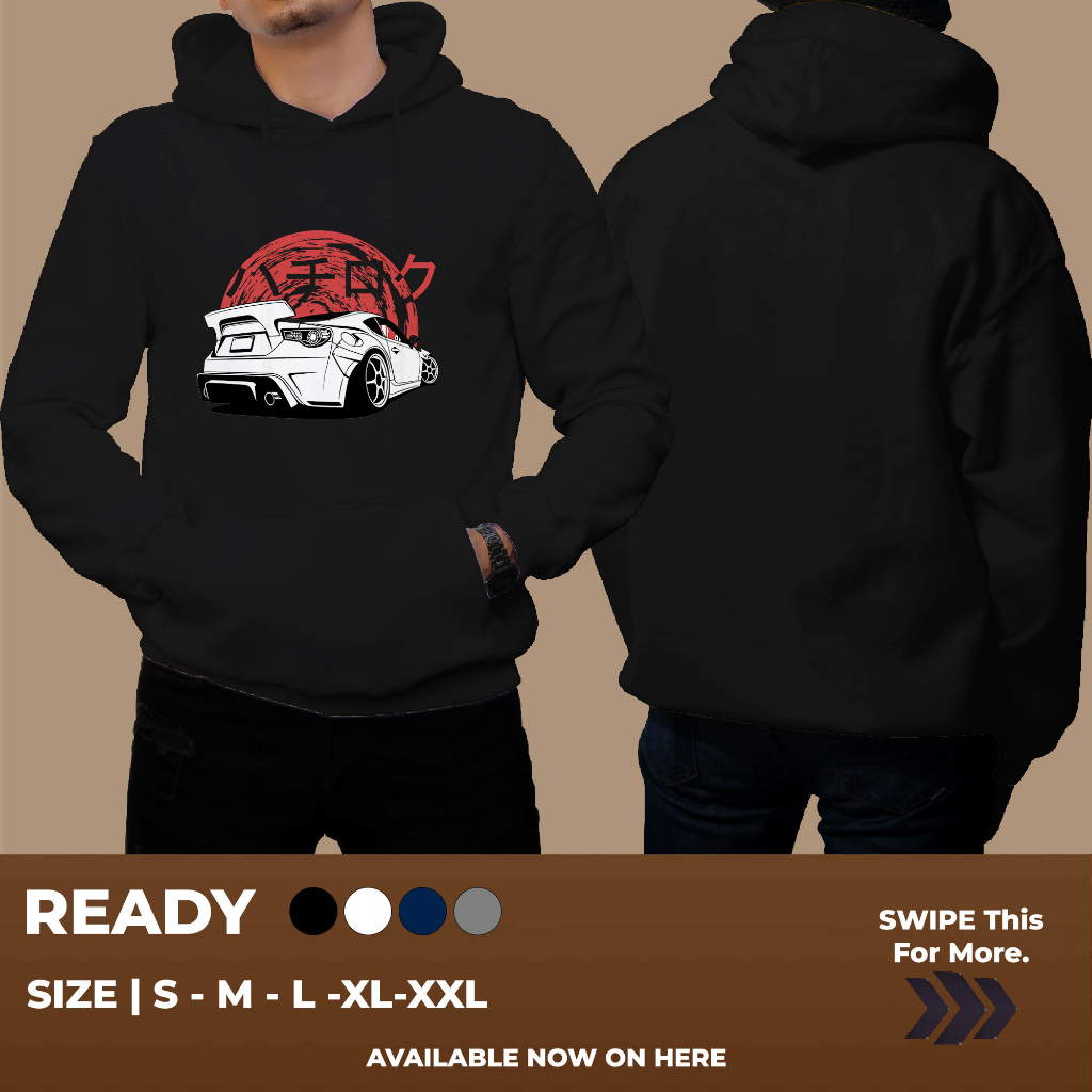 HOODIE AE86 GTR Jepang JDM KEREN BANGET UNTUK PRIA