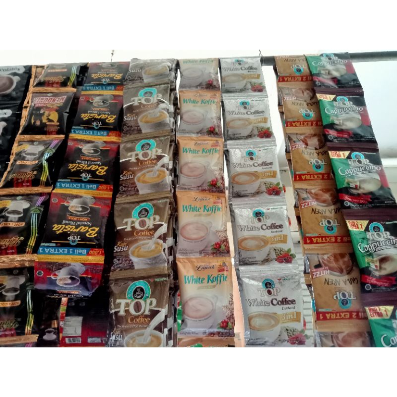 

Macam" kopi, susu, milo