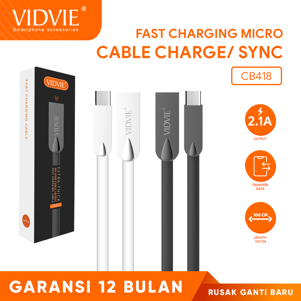 VIDVIE Kabel Data Micro CB418 / Kabel Data /  USB Cable
