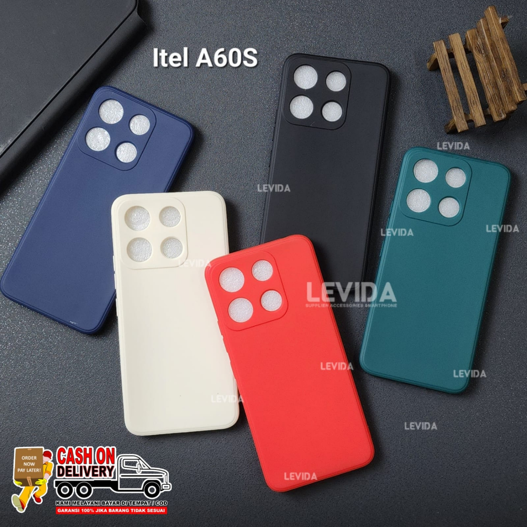 Softcase Itel A60 Itel A60s Macaron Square / Case Square Edge  Itel A60 Itel A60s