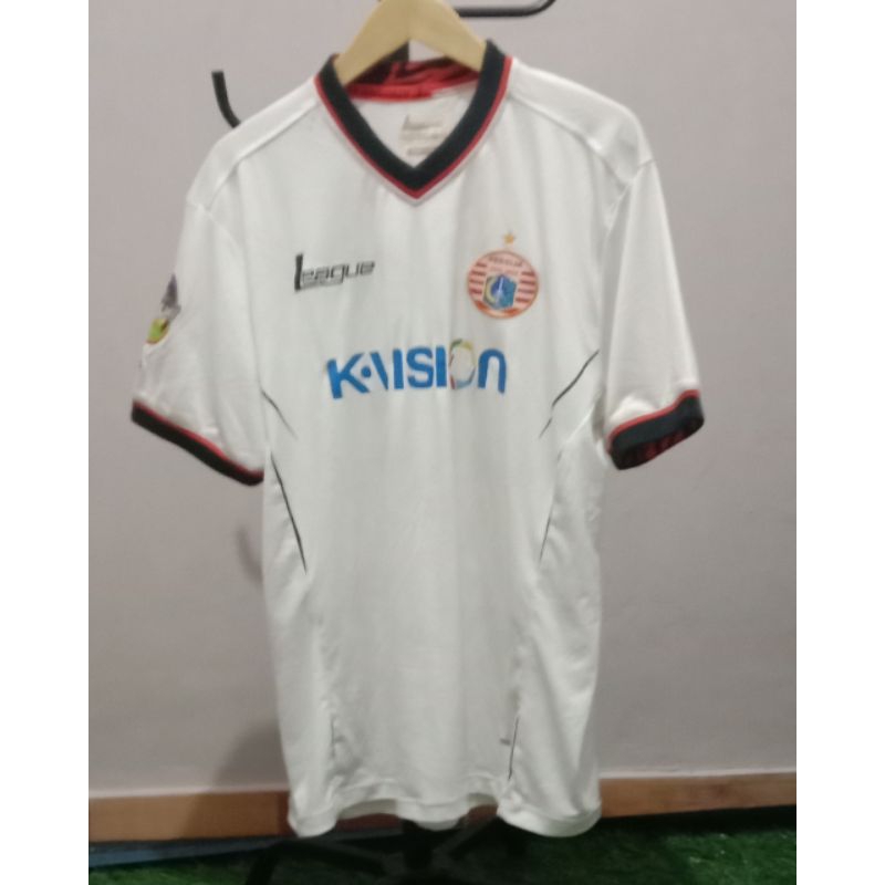 JERSEY PERSIJA JAKARTA AWAY INTER ISLAND CUP 2014 NAMESET (A.LESTALUHU) #77 SIZE XL