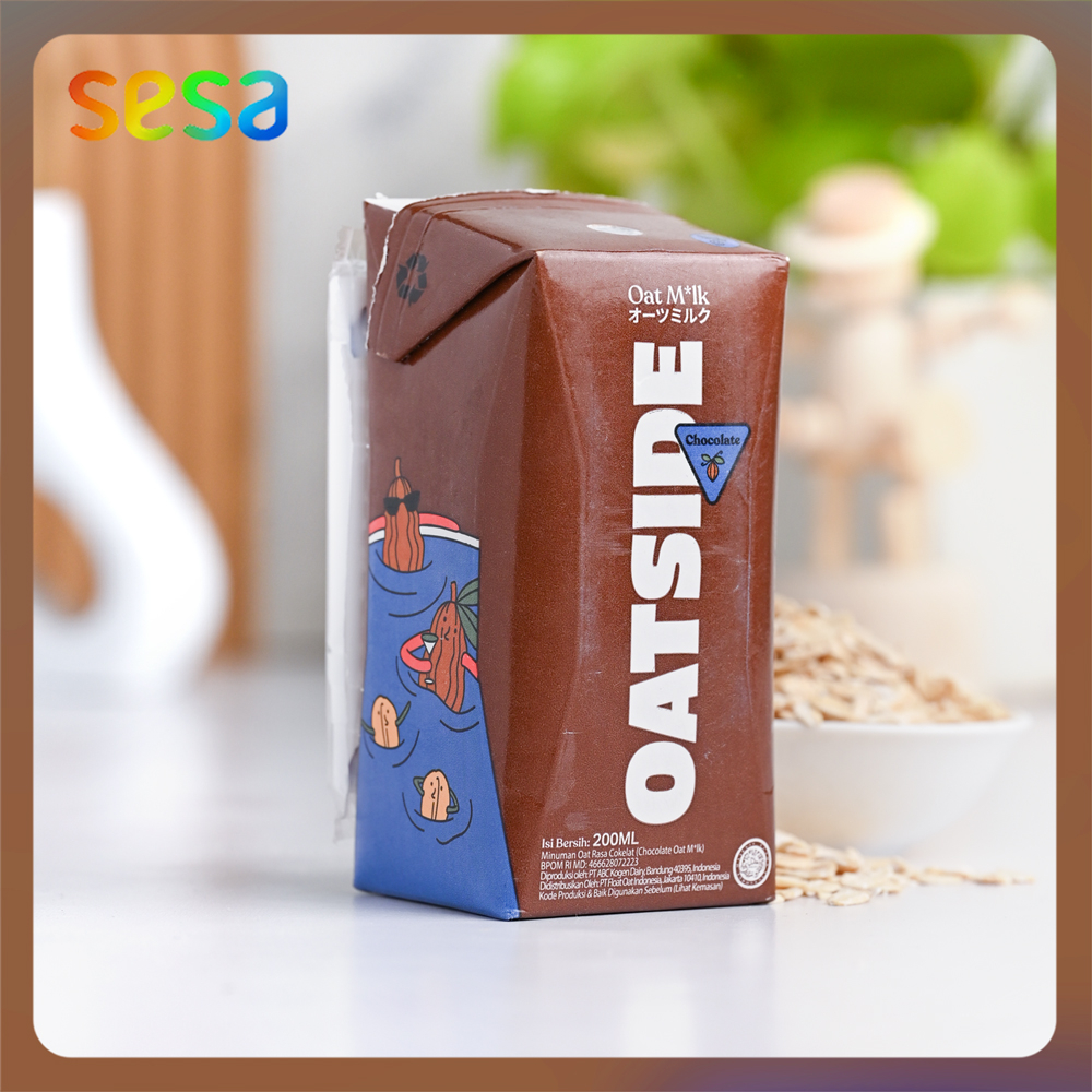 

OATSIDE Oat Milk Chocolate Straw 200ml - Susu Sehat Minuman Segar