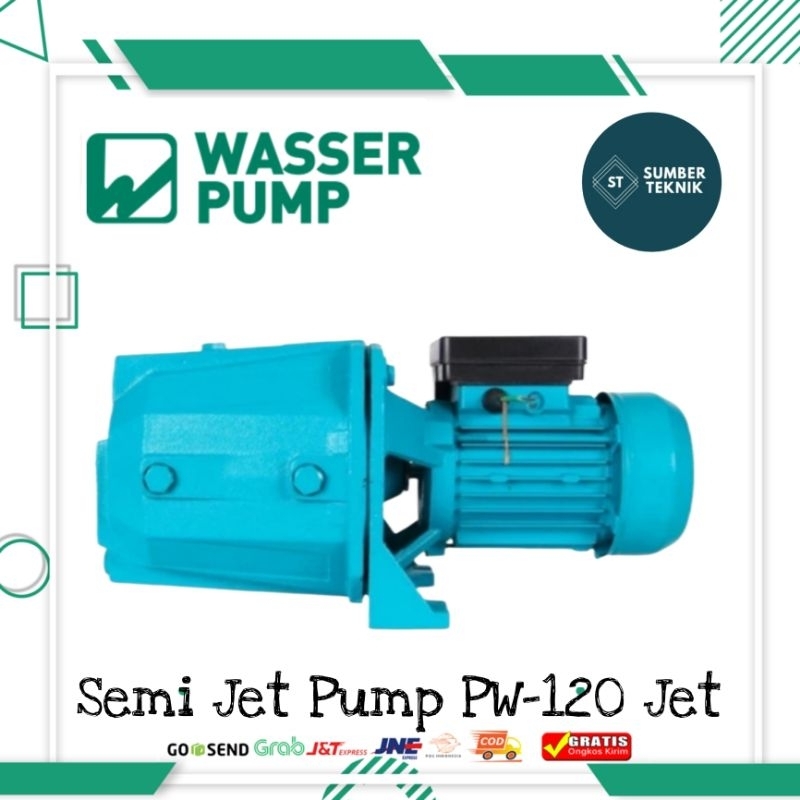 Pompa Semi JetPump PW 120  Mesin Air Semi Jet PW-120 JET WASSER PUMP