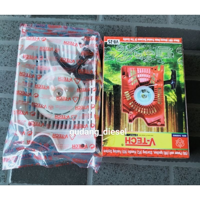Recoil starter Chainsaw/Senso kecil 5200/5800 V tech ( Per Double)