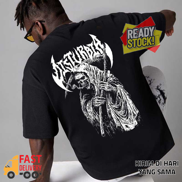 Band Disturbia Tshirt Casual 100% Cotton