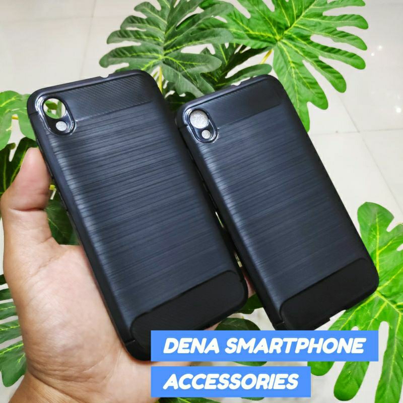 Soft Case Asus X00RD Zenfone Live L1 Live L2 ZA550KL X00RD Hitam Carbon Tebal