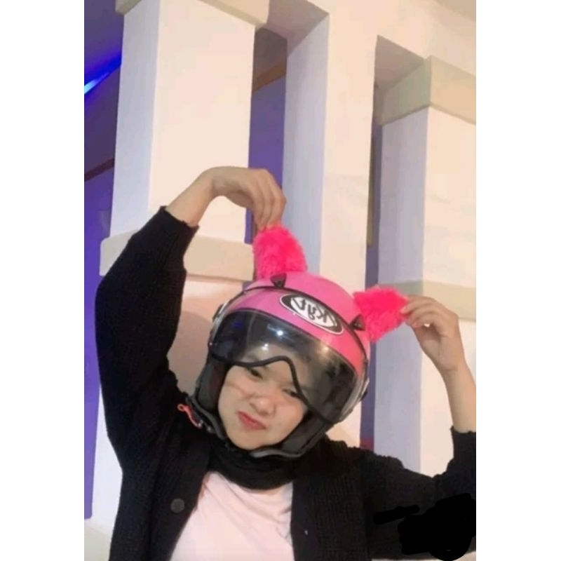 Accessories Helm Kuping Kucing,Kuping Kucing Helm,Kuping Helm Bogo,Kuping Helm Halfface,Kuping Helm 