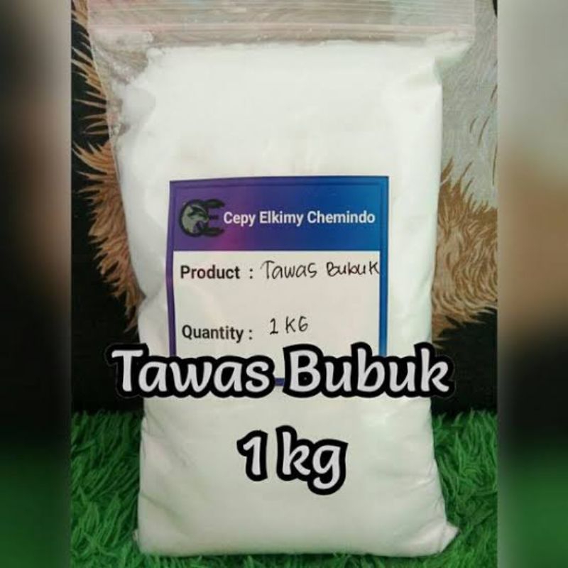 Tawas bubuk 1Kg/Aluminium Sulfat Powder
