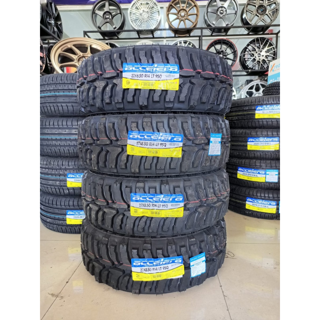 Ban Mobil Semi Off Road R14 ACCELERA BADAK X-TREME 27 8,5 Ring 14 - Ban Pacul Kembang Kasar Ban Tahu