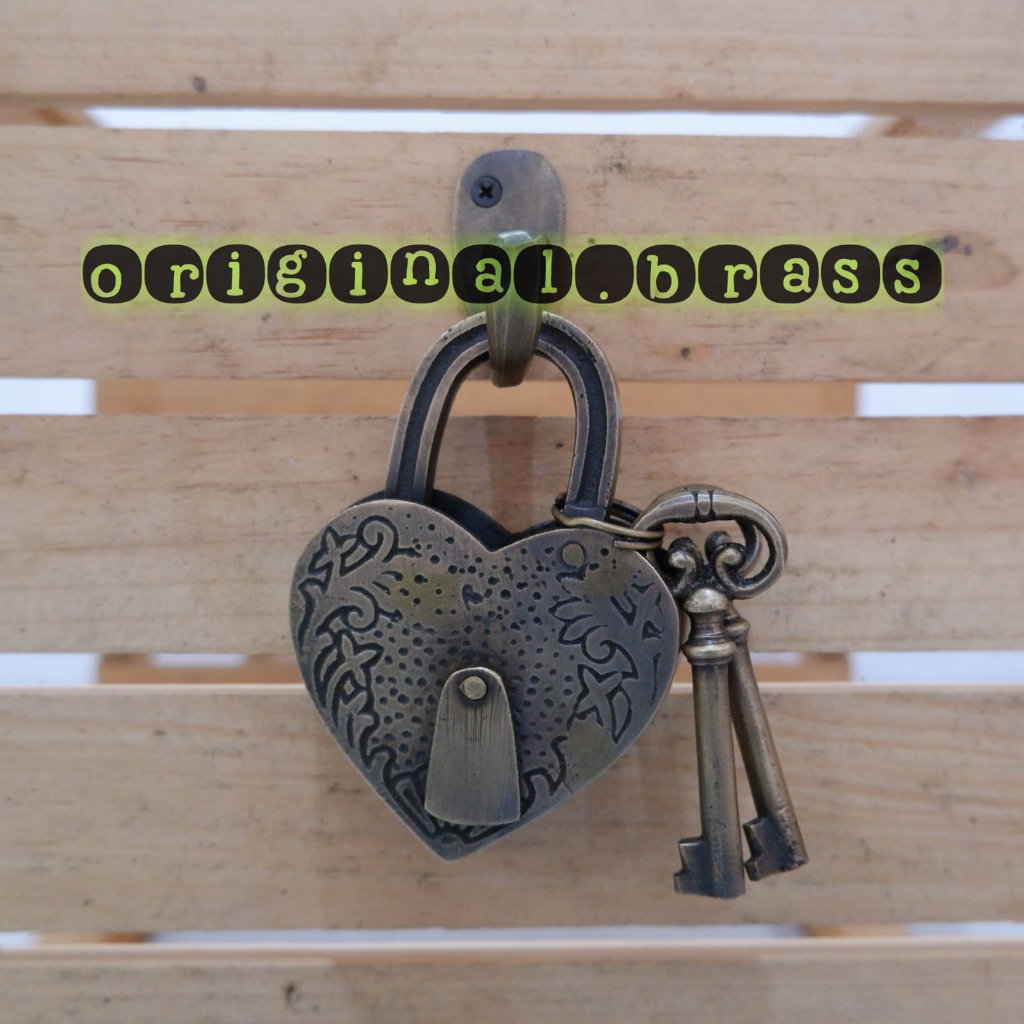 Gembok kuningan antik anti karat