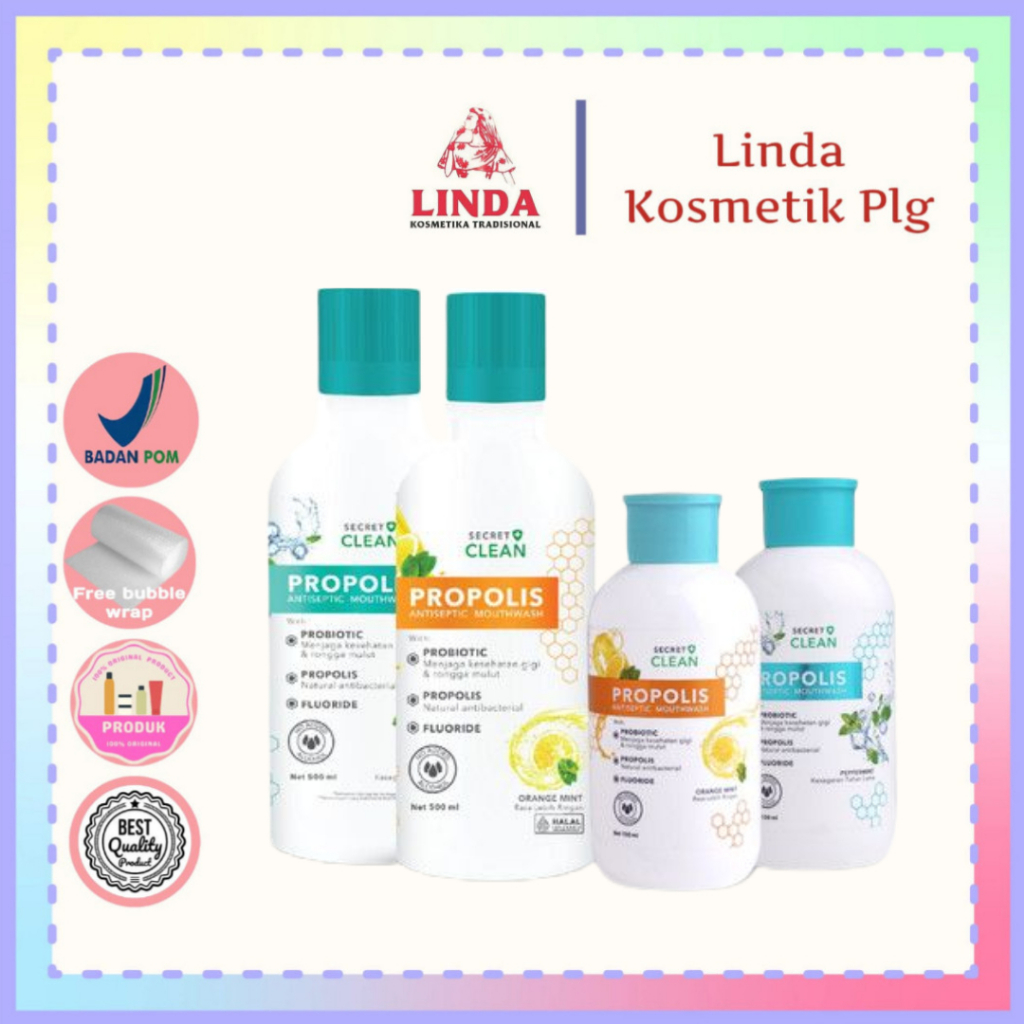SECRET CLEAN PROPOLIS ANTISEPTIC MOUTHWASH