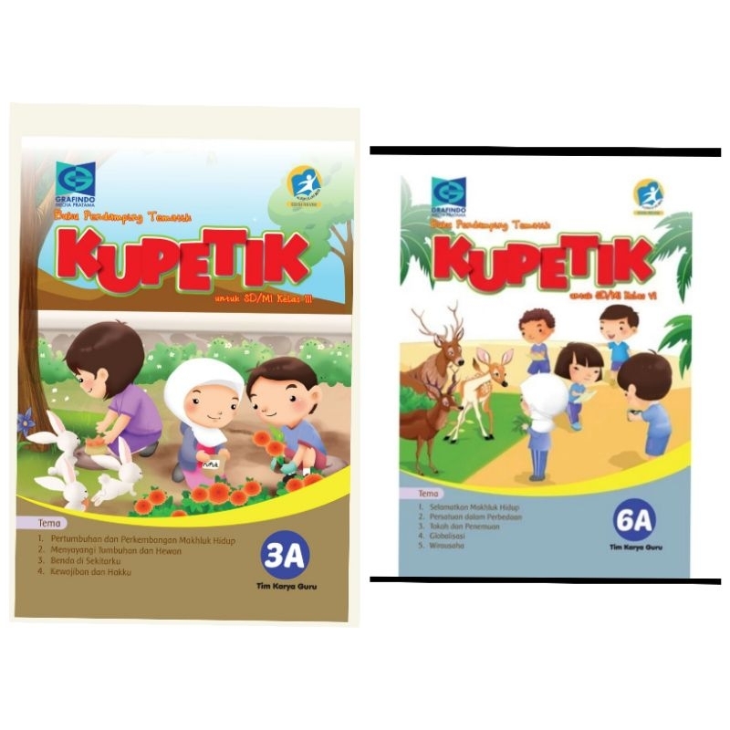 

PAKET 2 BUKU KUPETIK 3A 6A