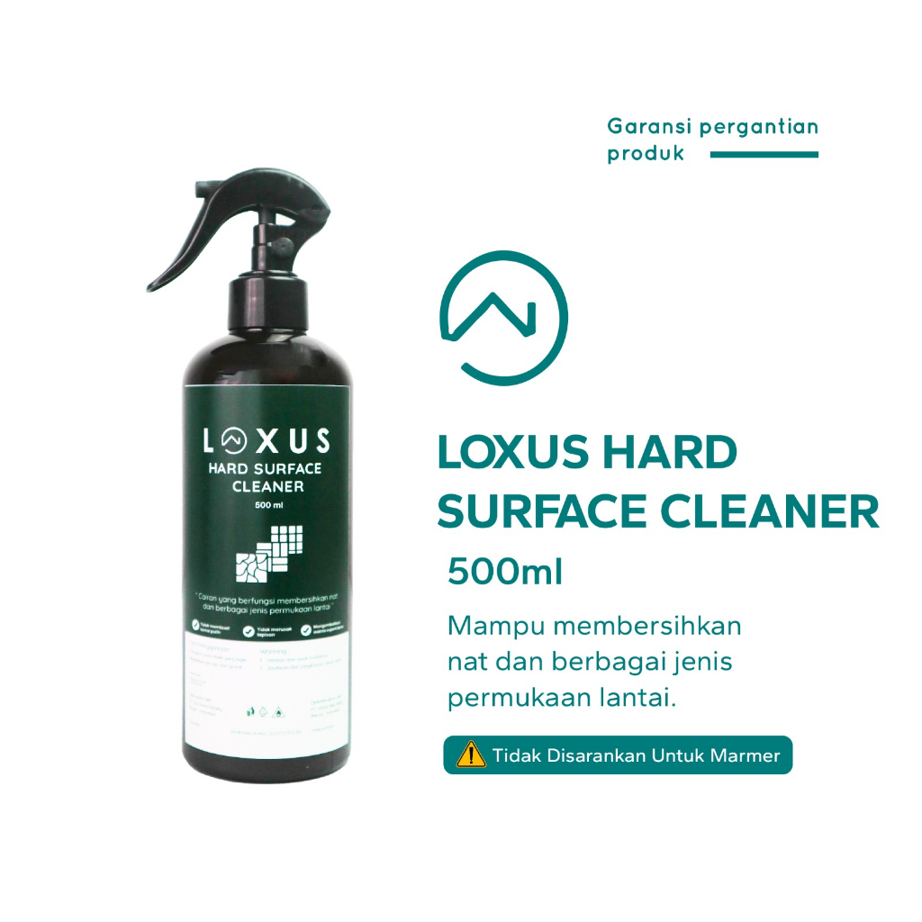 Loxus Hard Surface Pembersih Nat Lantai Granit Keramik Batu Alam
