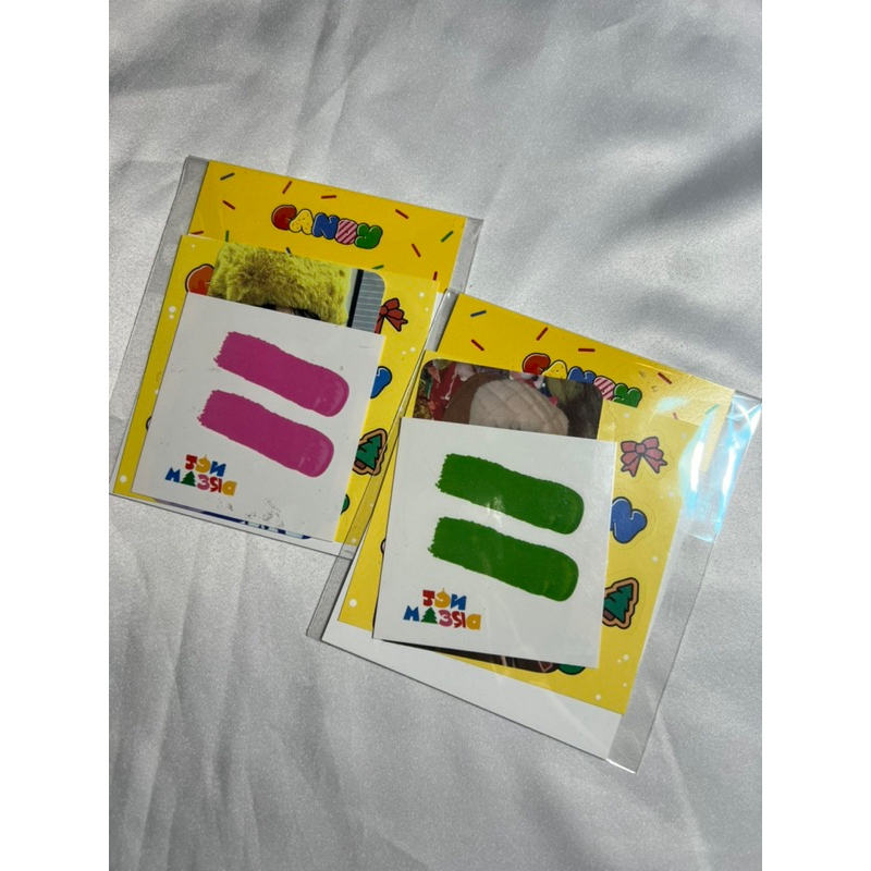 Jeno Renjun MD 4x6 Photoset Candy Tattoo Sticker Candy