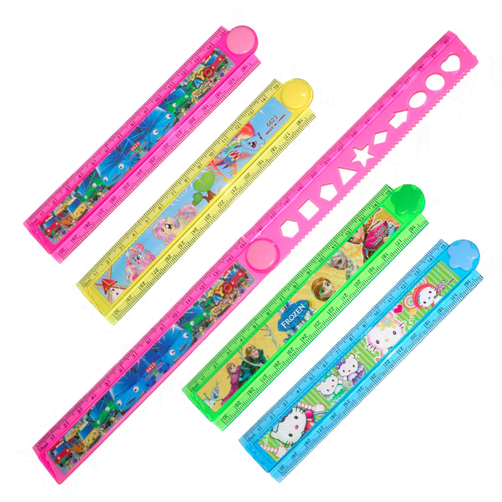 

Penggaris Mistar Lipat / Foldable Ruler Fancy FPL-02